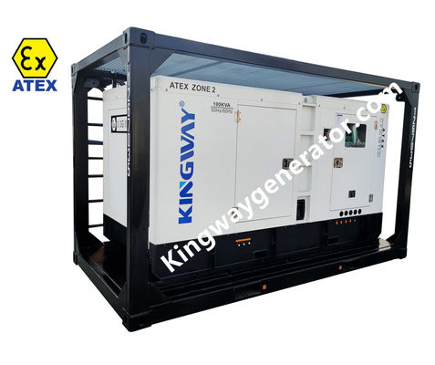 เครื่องกำเนิดไฟฟ้าดีเซลเงียบกันระเบิด Kingway 300KVA อุปกรณ์ ATEX โซน 2