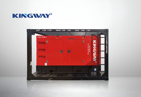 30KVA Kingway ATEX โซน 2 เครื่องกําเนิดดีเซลแบบกระชับกระชับกระชับกระชับกระชับ